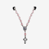 Rosary Pin - Pink
